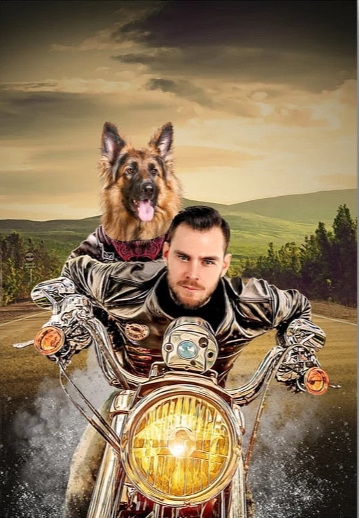 Custom Human And Pet Portrait - This is really FUN!