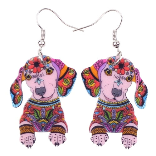 Trendy Doxie Earrings