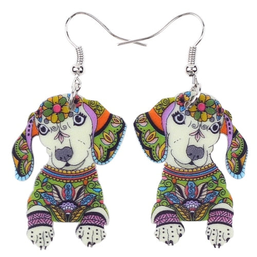 Trendy Doxie Earrings