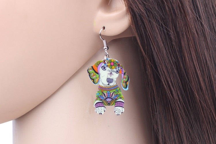 Trendy Doxie Earrings