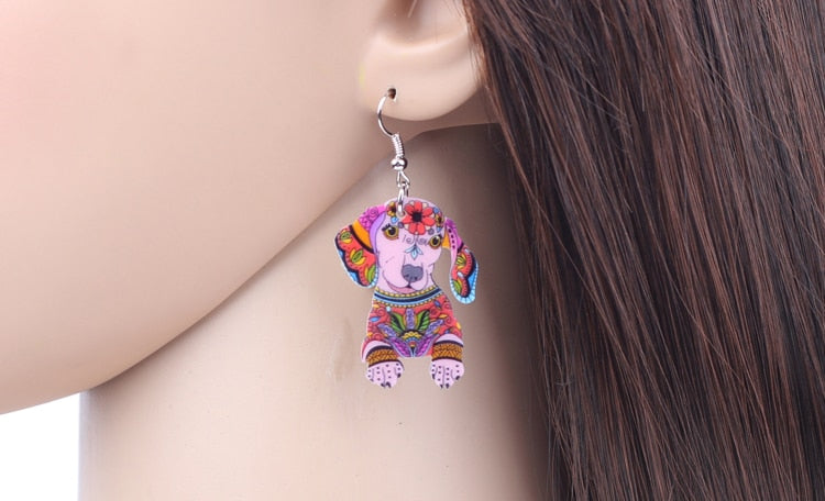 Trendy Doxie Earrings