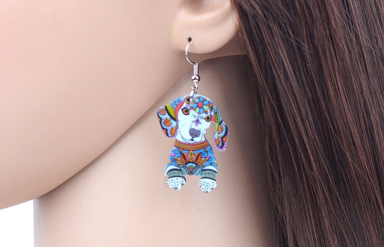 Trendy Doxie Earrings