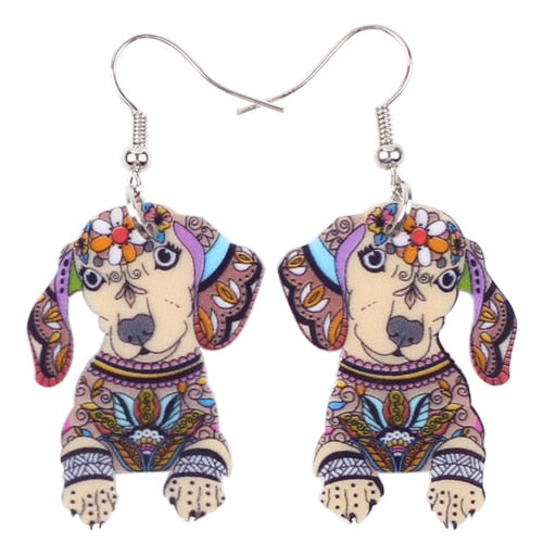 Trendy Doxie Earrings