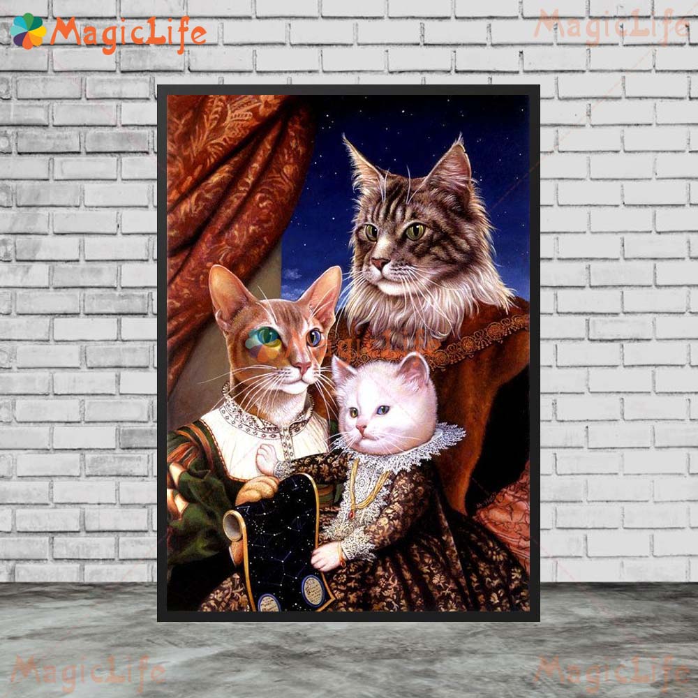 Pet Buddies - Use photos of your Favorite duos + and Personalize an Amazing Canvas Portrait!