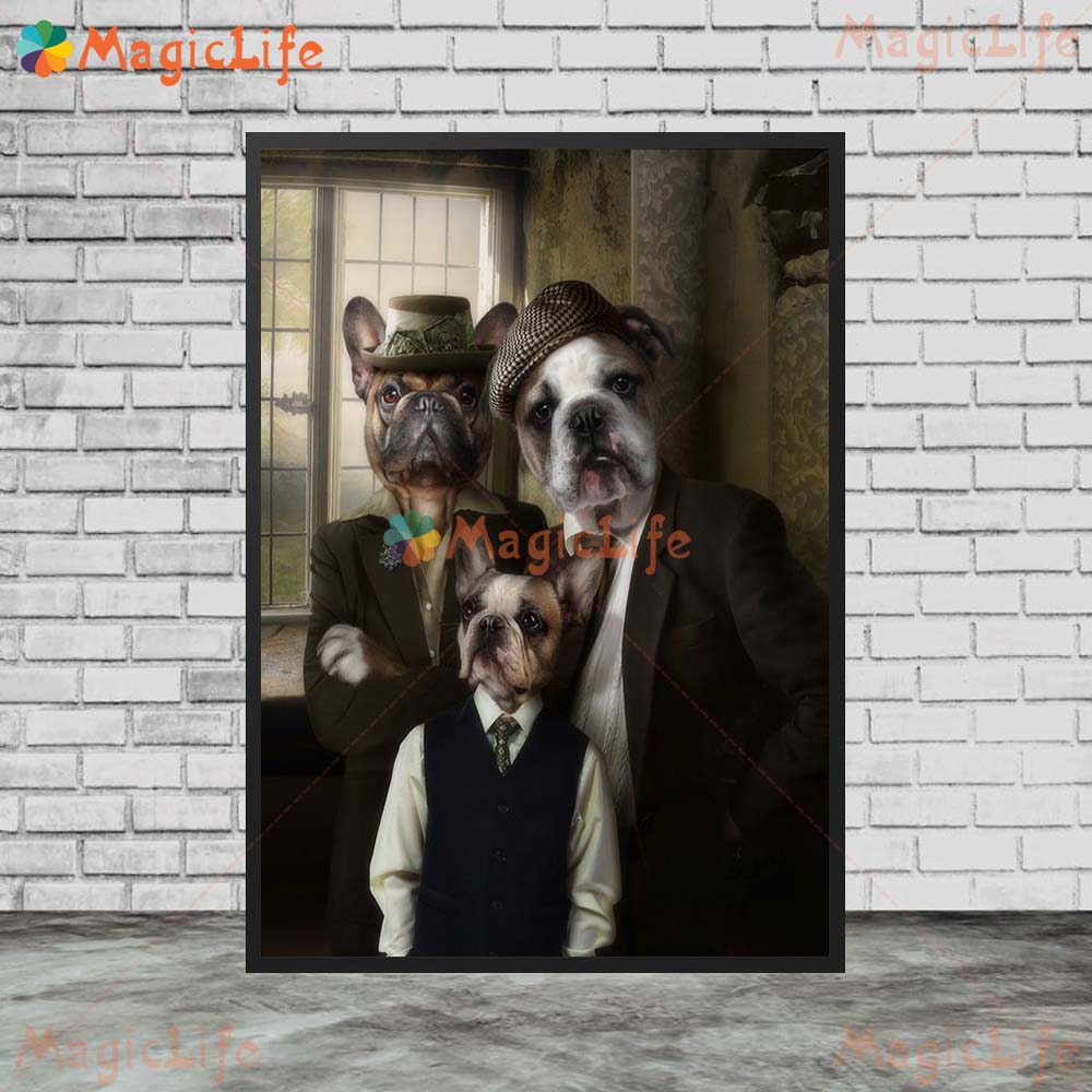 Pet Buddies - Use photos of your Favorite duos + and Personalize an Amazing Canvas Portrait!