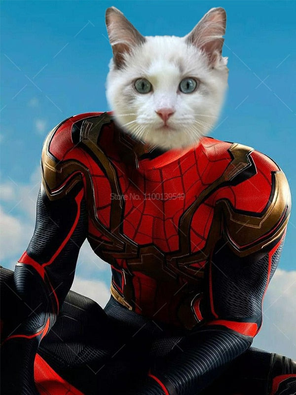 Spiderman - Ironman - Captain America = Personalized with Your Pet's photo!!!
Unbelievable and Unique!!!