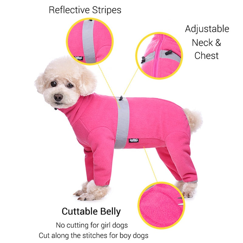 Warm Fleece Pet Onesies