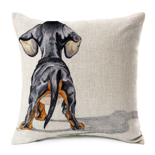 Dachshund Dog Cushion Cover - 45X45cm