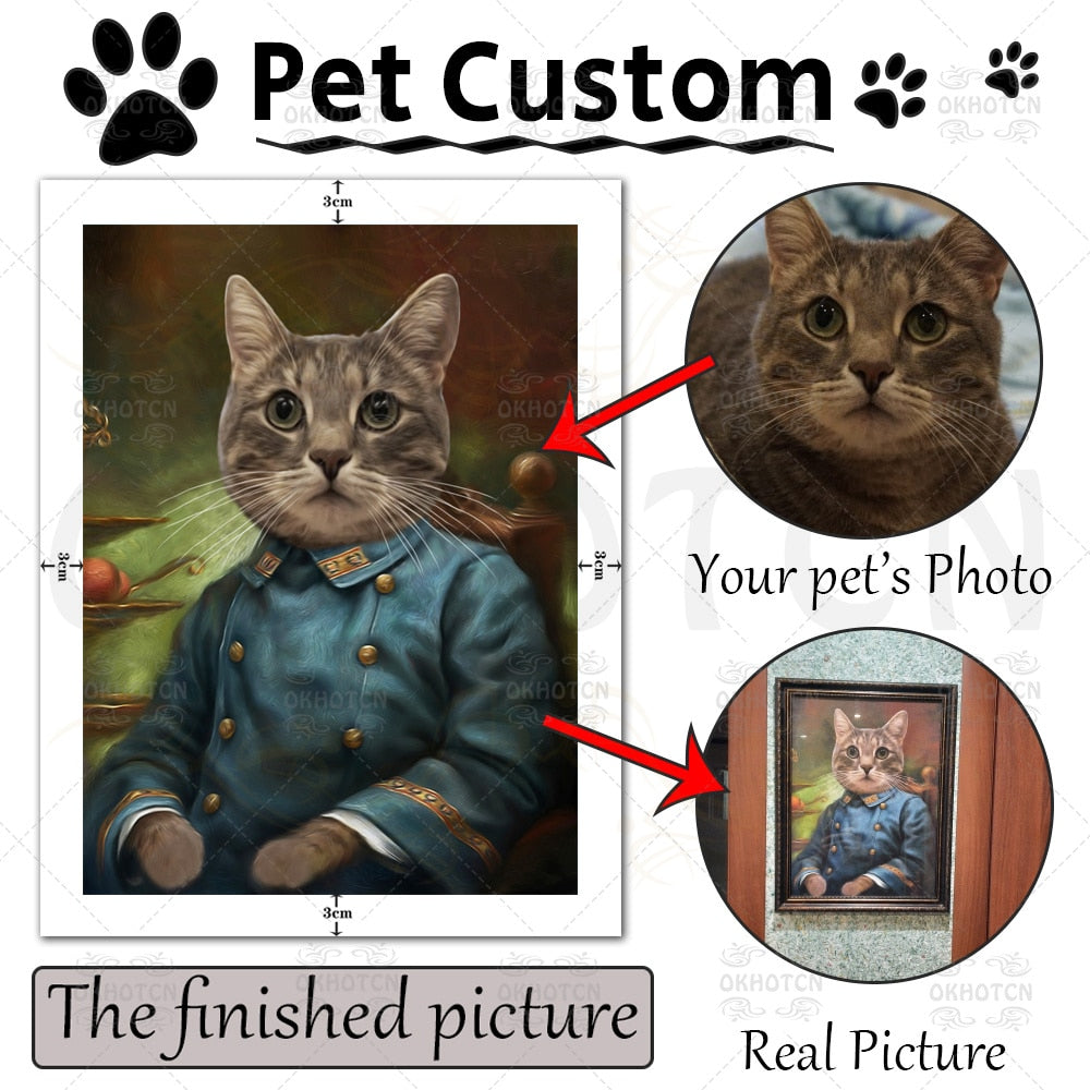 Fancy Custom Pet Portraits