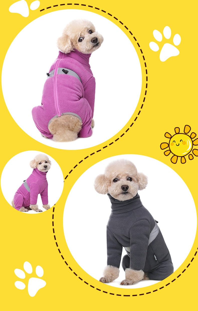 Warm Fleece Pet Onesies