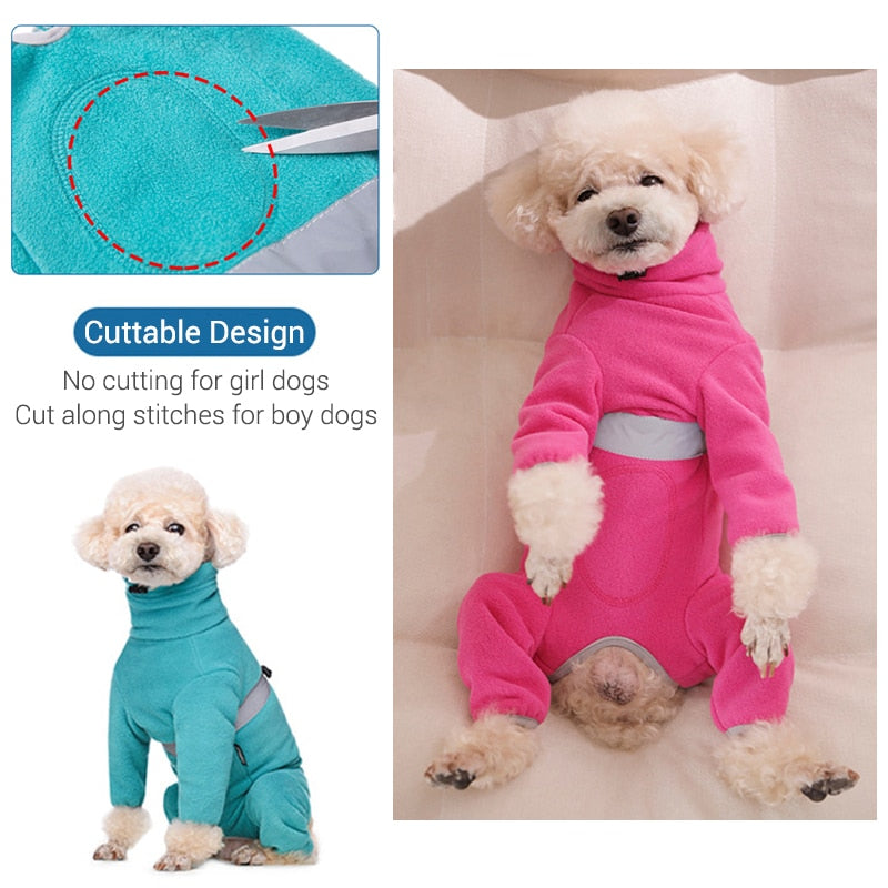 Warm Fleece Pet Onesies