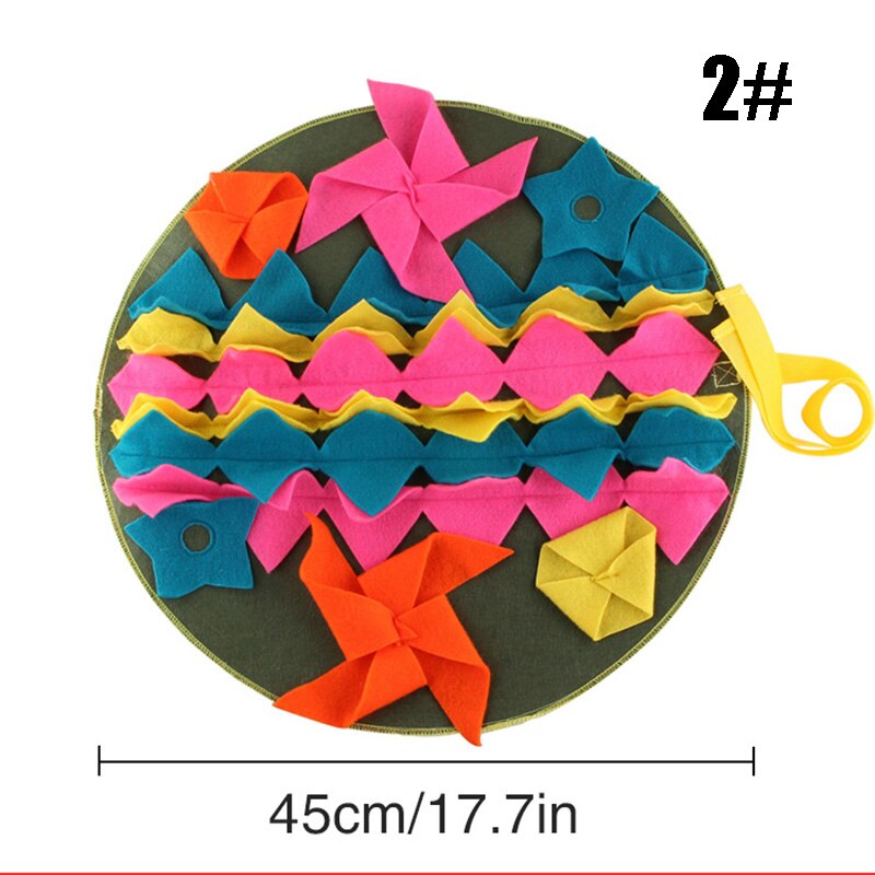 Pet Dog Sniffing Mat Find Food Training Blanket Play Toys Cat Mat for Relieve Stress Puzzle Snuffle Mat Pad